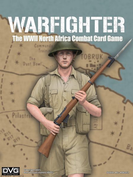 Warfighter: The WWII North African Combat Card Game (Damaged)