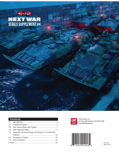 Next War: Supplement #4