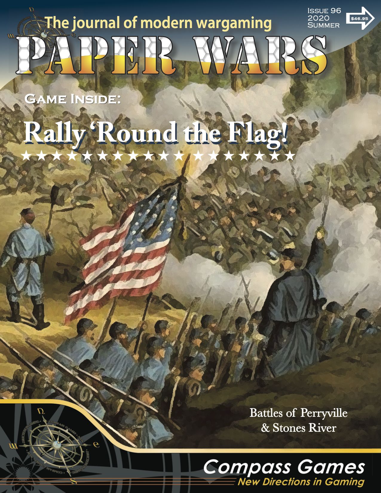 Paper Wars #96 , Rally 'Round the Flag: Battles of Perryville and Stones River